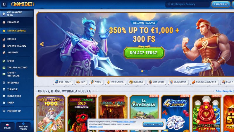 Romibet Casino bonus powitalny