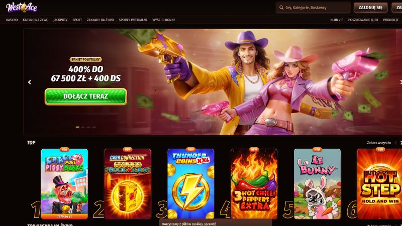 West Ace Casino wypłaty